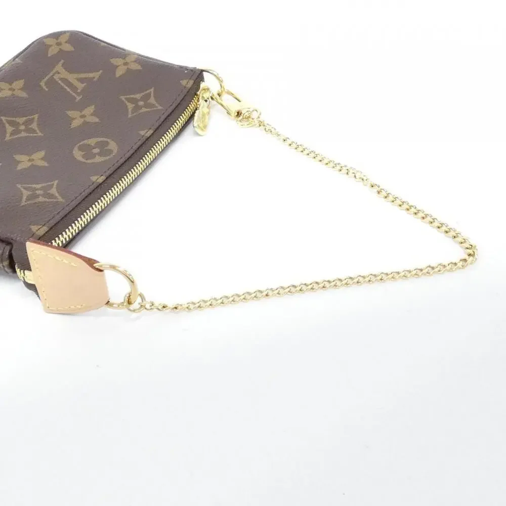 LOUIS VUITTON Brown Monogram Pochette Pouch
